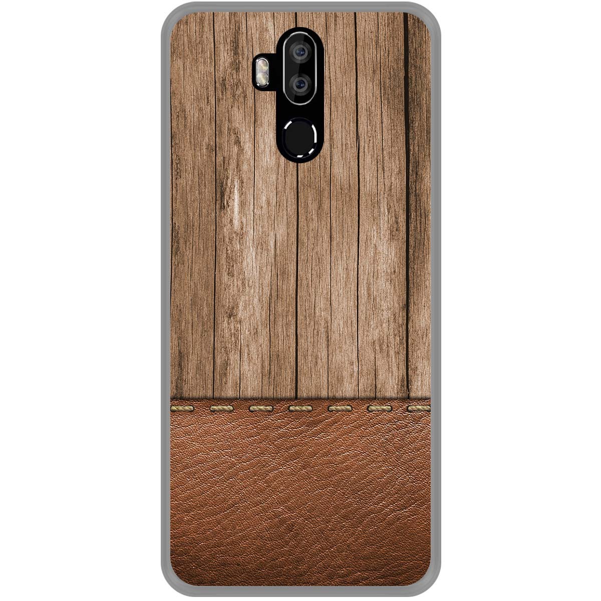 Funda Gel Tpu para Leagoo M13 diseño Madera 09 Dibujos