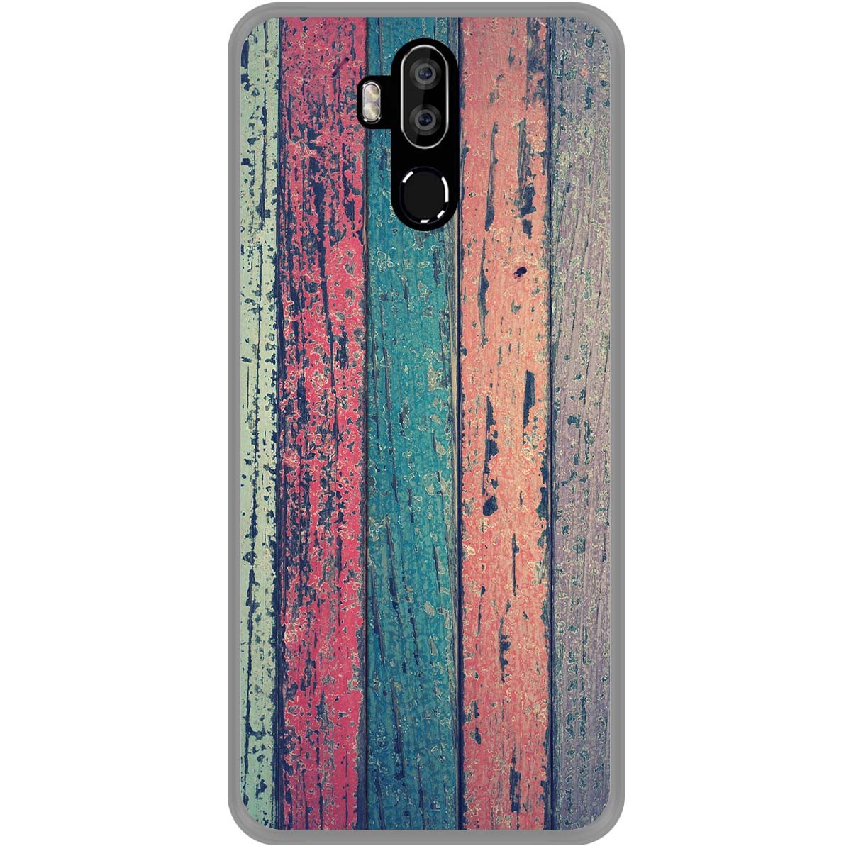 Funda Gel Tpu para Leagoo M13 diseño Madera 10 Dibujos