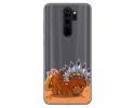 Funda Gel Transparente para Xiaomi Redmi Note 8 Pro diseño Bufalo Dibujos