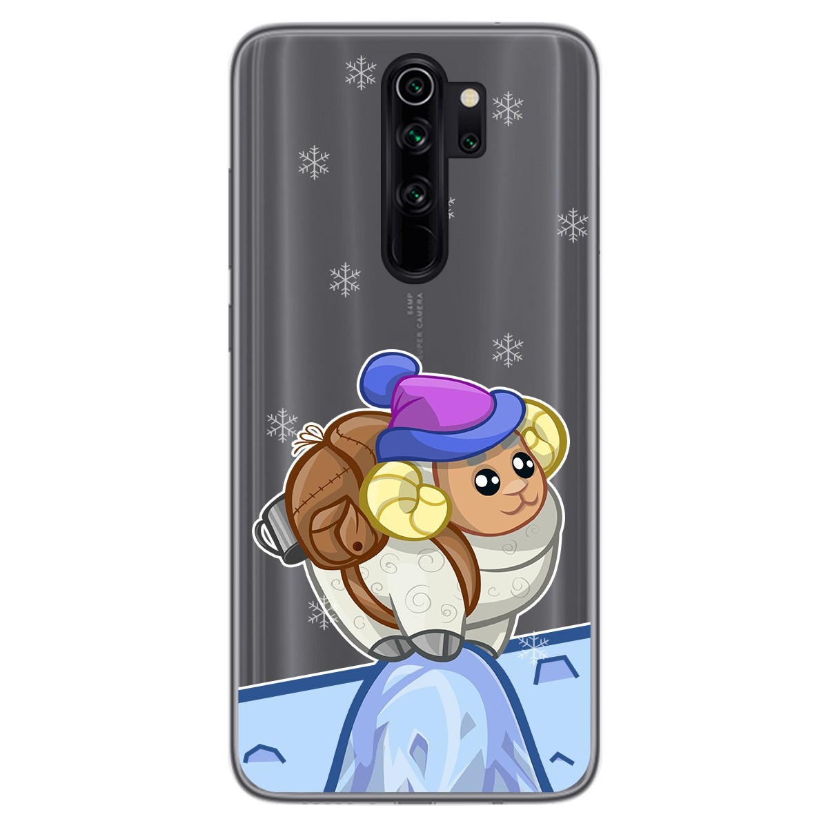 Funda Gel Transparente para Xiaomi Redmi Note 8 Pro diseño Cabra Dibujos