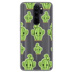 Funda Gel Transparente para Xiaomi Redmi Note 8 Pro diseño Cactus Dibujos