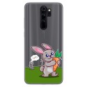 Funda Gel Transparente para Xiaomi Redmi Note 8 Pro diseño Conejo Dibujos
