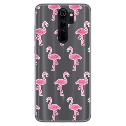 Funda Gel Transparente para Xiaomi Redmi Note 8 Pro diseño Flamenco Dibujos