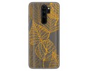 Funda Gel Transparente para Xiaomi Redmi Note 8 Pro diseño Hojas Dibujos