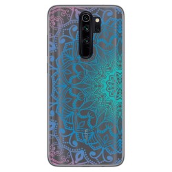 Funda Gel Transparente para Xiaomi Redmi Note 8 Pro diseño Mandala Dibujos
