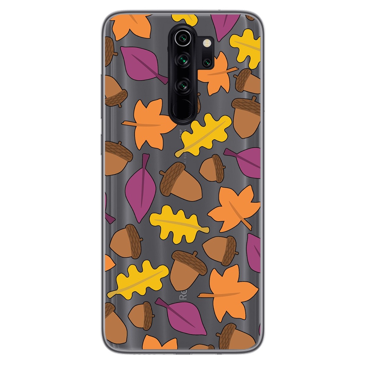 Funda Gel Transparente para Xiaomi Redmi Note 8 Pro diseño Otoño Dibujos