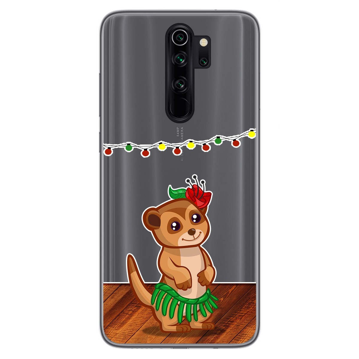 Funda Gel Transparente para Xiaomi Redmi Note 8 Pro diseño Suricata Dibujos