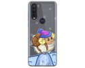 Funda Gel Transparente para Motorola One Action diseño Cabra Dibujos