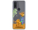 Funda Gel Transparente para Motorola One Action diseño Jirafa Dibujos