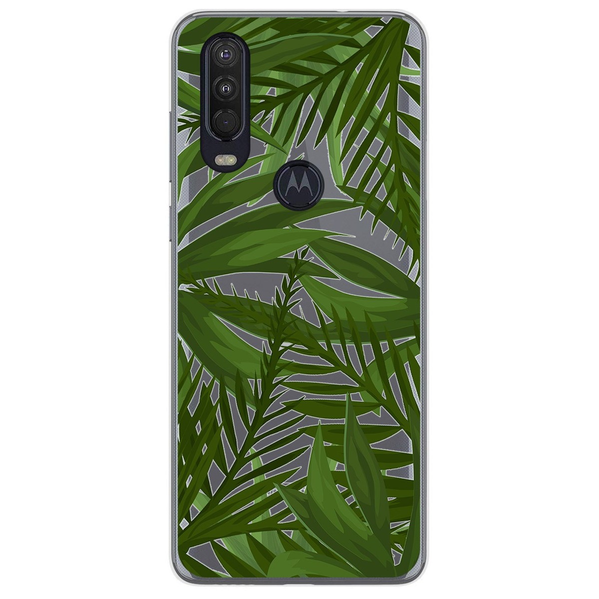 Funda Gel Transparente para Motorola One Action diseño Jungla Dibujos