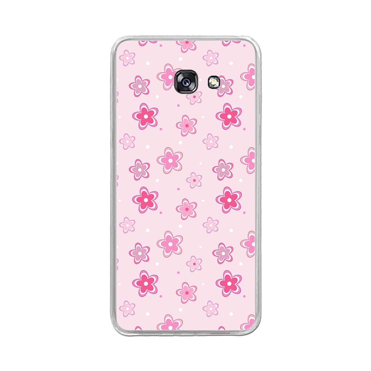 Funda Gel Tpu para Samsung Galaxy A5 (2017) Diseño Flores Dibujos