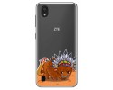 Funda Gel Transparente para Zte Blade A5 2019 diseño Bufalo Dibujos