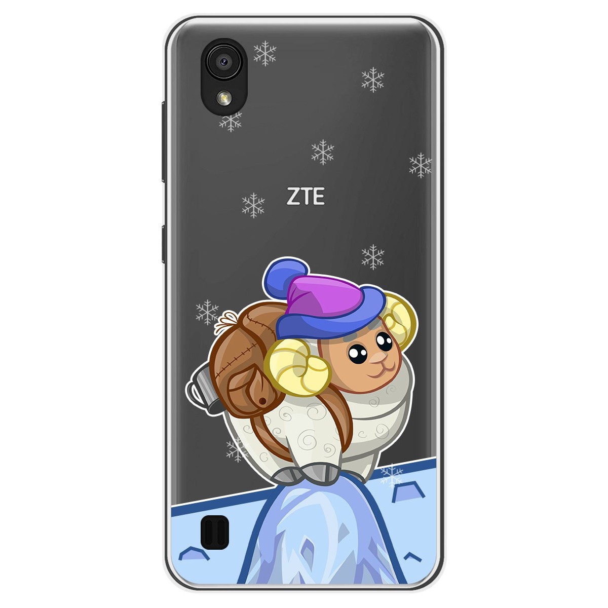 Funda Gel Transparente para Zte Blade A5 2019 diseño Cabra Dibujos