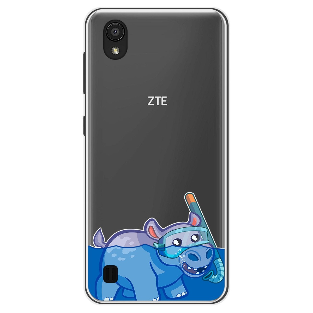 Funda Gel Transparente para Zte Blade A5 2019 diseño Hipo Dibujos