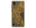 Funda Gel Transparente para Zte Blade A5 2019 diseño Hojas Dibujos