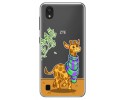 Funda Gel Transparente para Zte Blade A5 2019 diseño Jirafa Dibujos