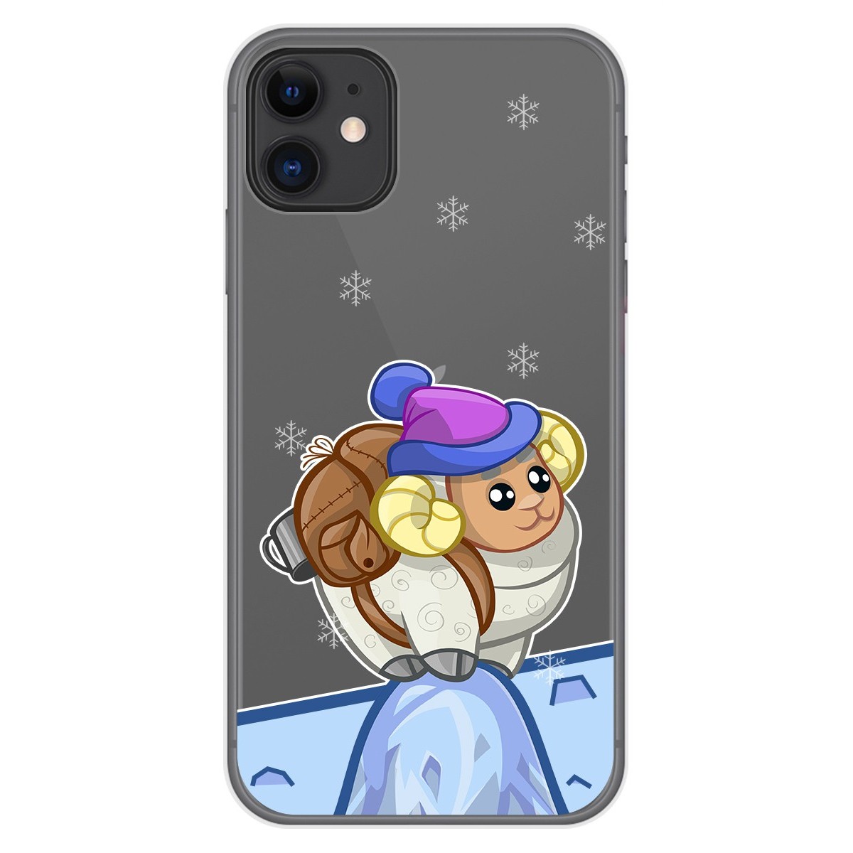 Funda Gel Transparente para Iphone 11 (6.1) diseño Cabra Dibujos