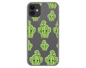Funda Gel Transparente para Iphone 11 (6.1) diseño Cactus Dibujos