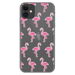 Funda Gel Transparente para Iphone 11 (6.1) diseño Flamenco Dibujos
