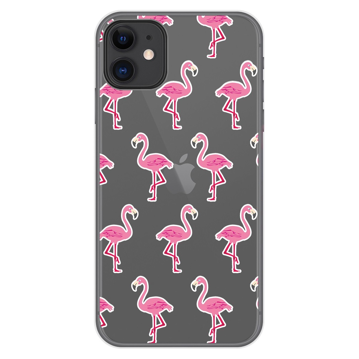Funda Gel Transparente para Iphone 11 (6.1) diseño Flamenco Dibujos
