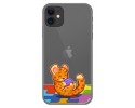 Funda Gel Transparente para Iphone 11 (6.1) diseño Leopardo Dibujos