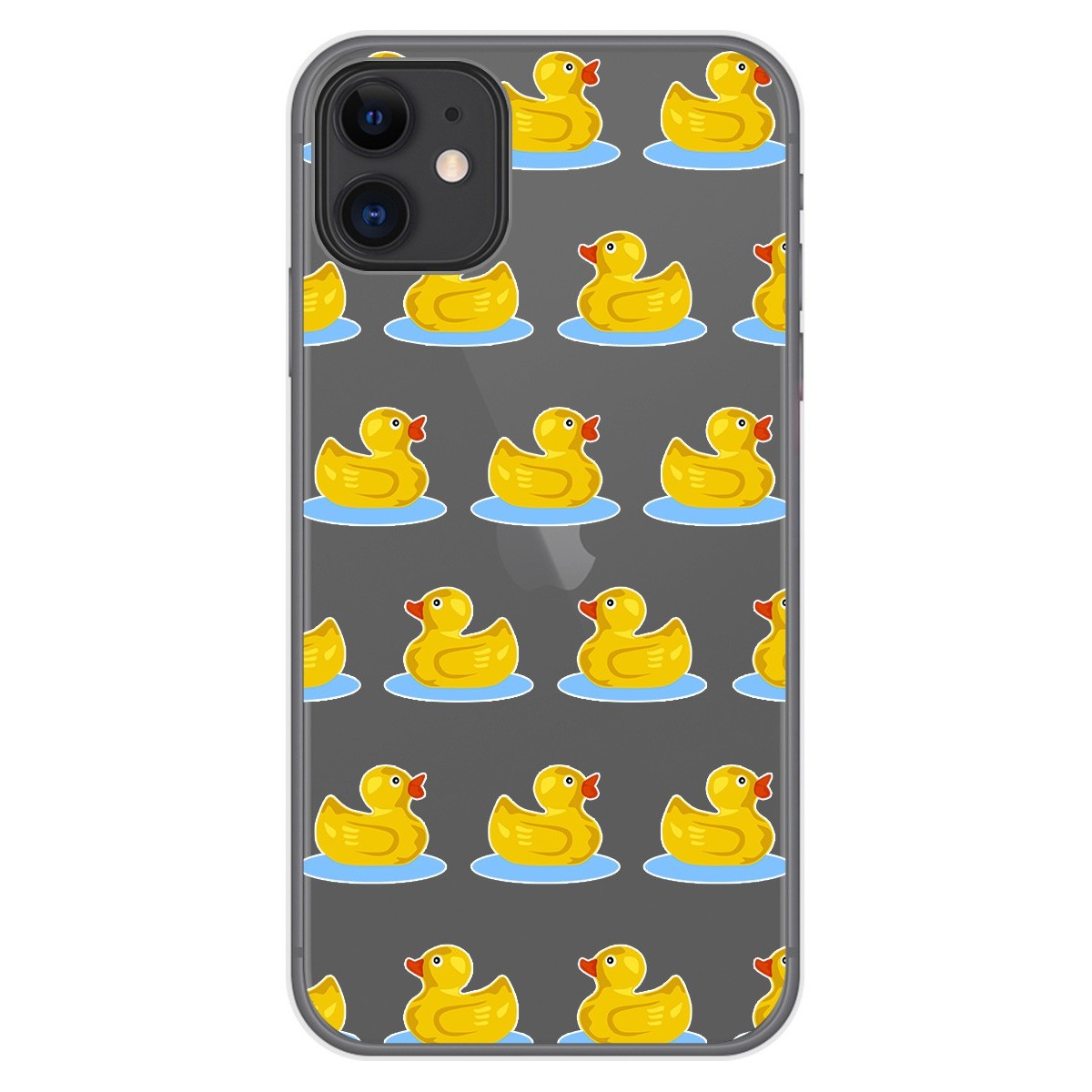 Funda Gel Transparente para Iphone 11 (6.1) diseño Pato Dibujos