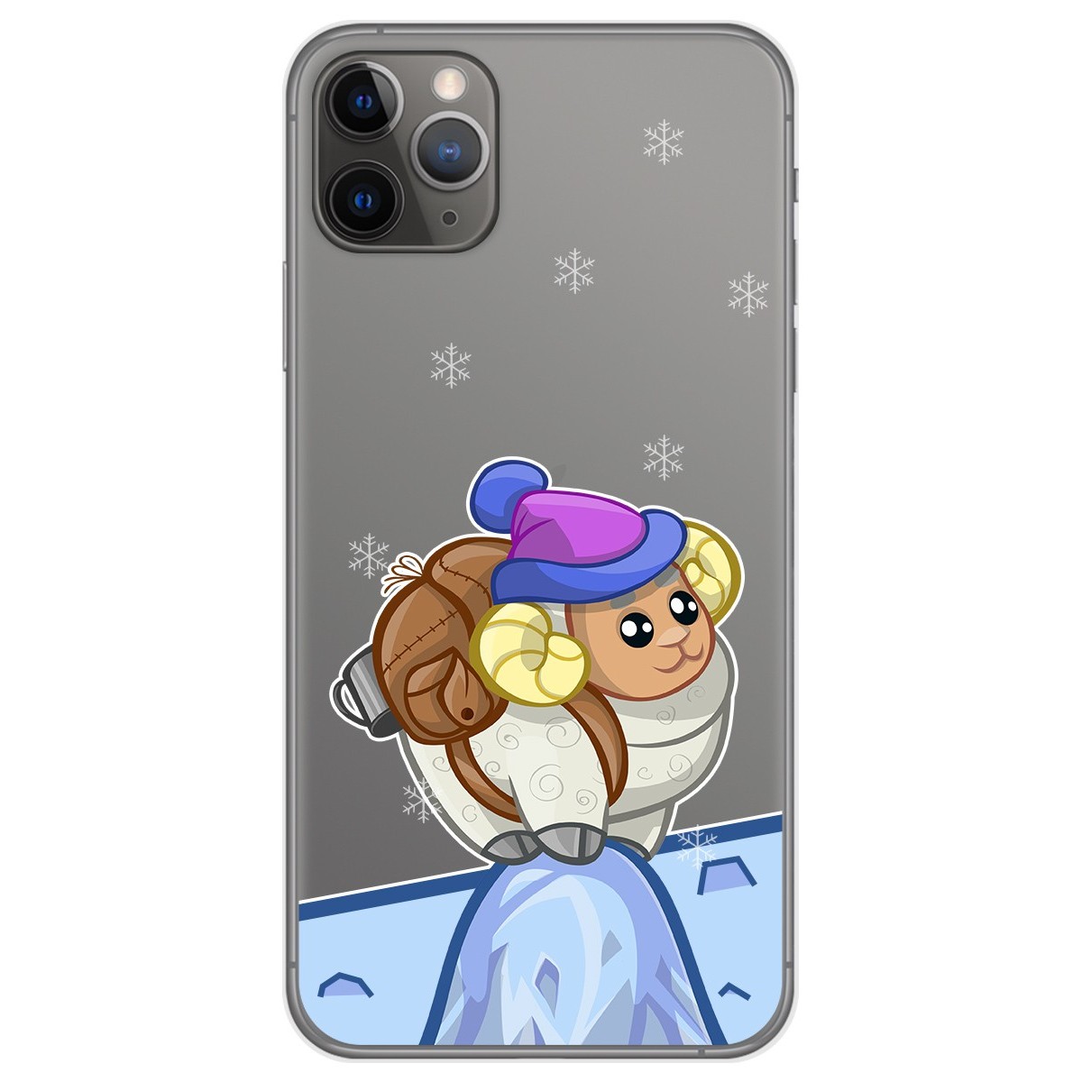 Funda Gel Transparente para Iphone 11 Pro (5.8) diseño Cabra Dibujos