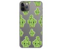 Funda Gel Transparente para Iphone 11 Pro (5.8) diseño Cactus Dibujos