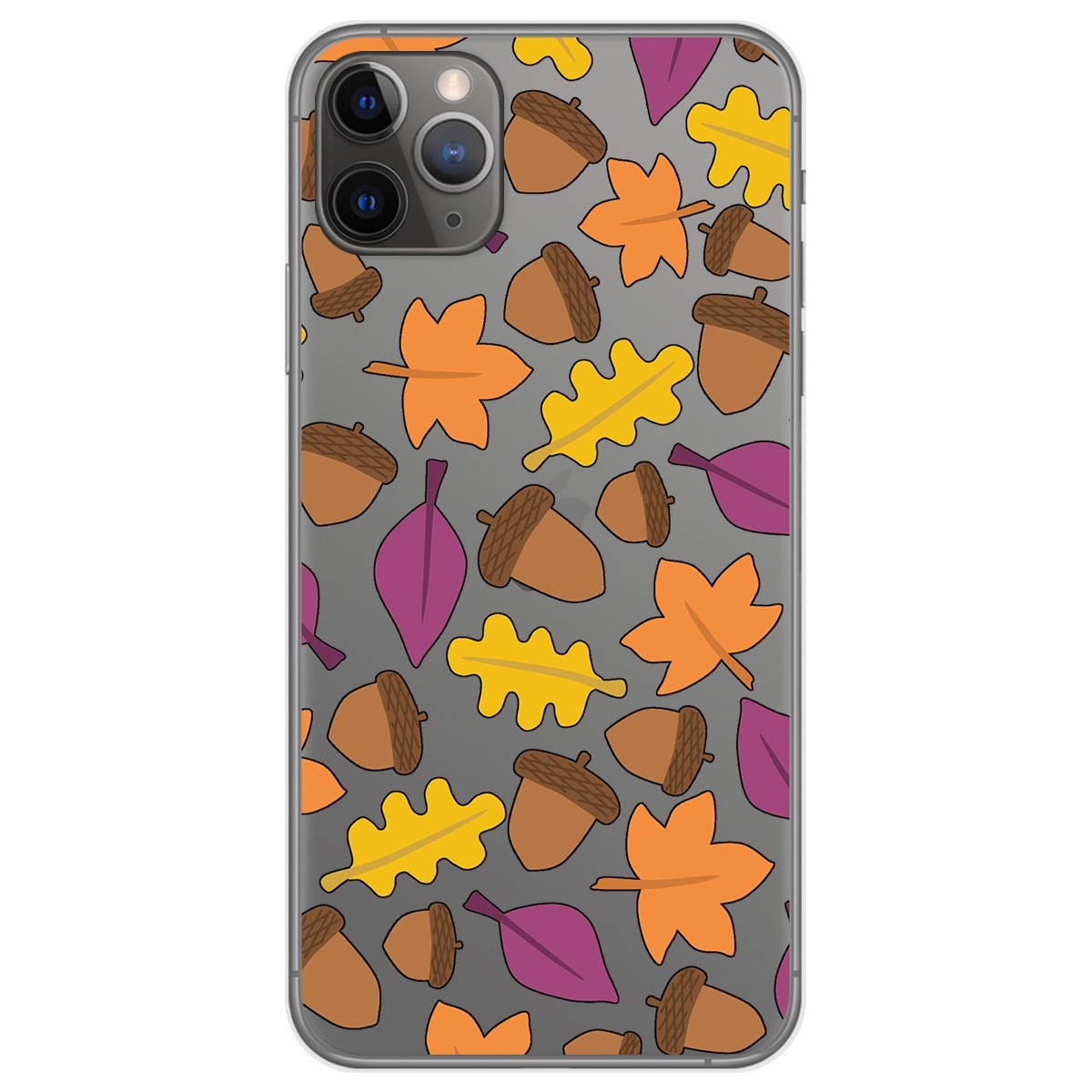 Funda Gel Transparente para Iphone 11 Pro (5.8) diseño Otoño Dibujos