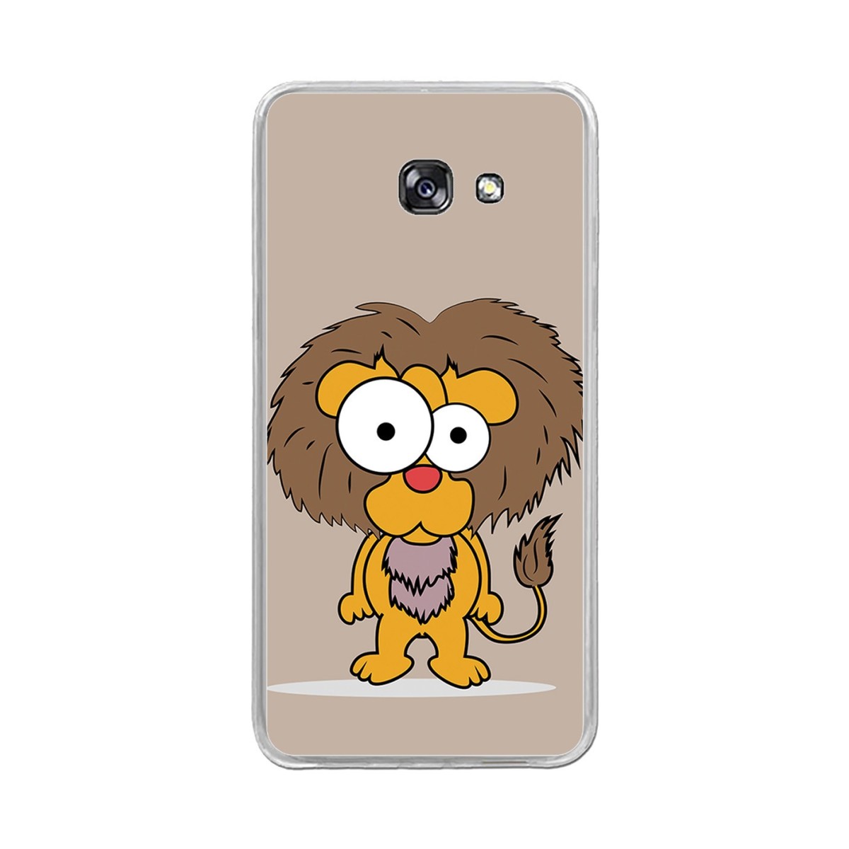 Funda Gel Tpu para Samsung Galaxy A5 (2017) Diseño Leon Dibujos