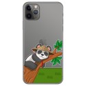 Funda Gel Transparente para Iphone 11 Pro (5.8) diseño Panda Dibujos