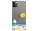 Funda Gel Transparente para Iphone 11 Pro (5.8) diseño Playa Dibujos