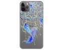 Funda Gel Transparente para Iphone 11 Pro (5.8) diseño Plumas Dibujos