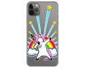 Funda Gel Transparente para Iphone 11 Pro (5.8) diseño Unicornio Dibujos
