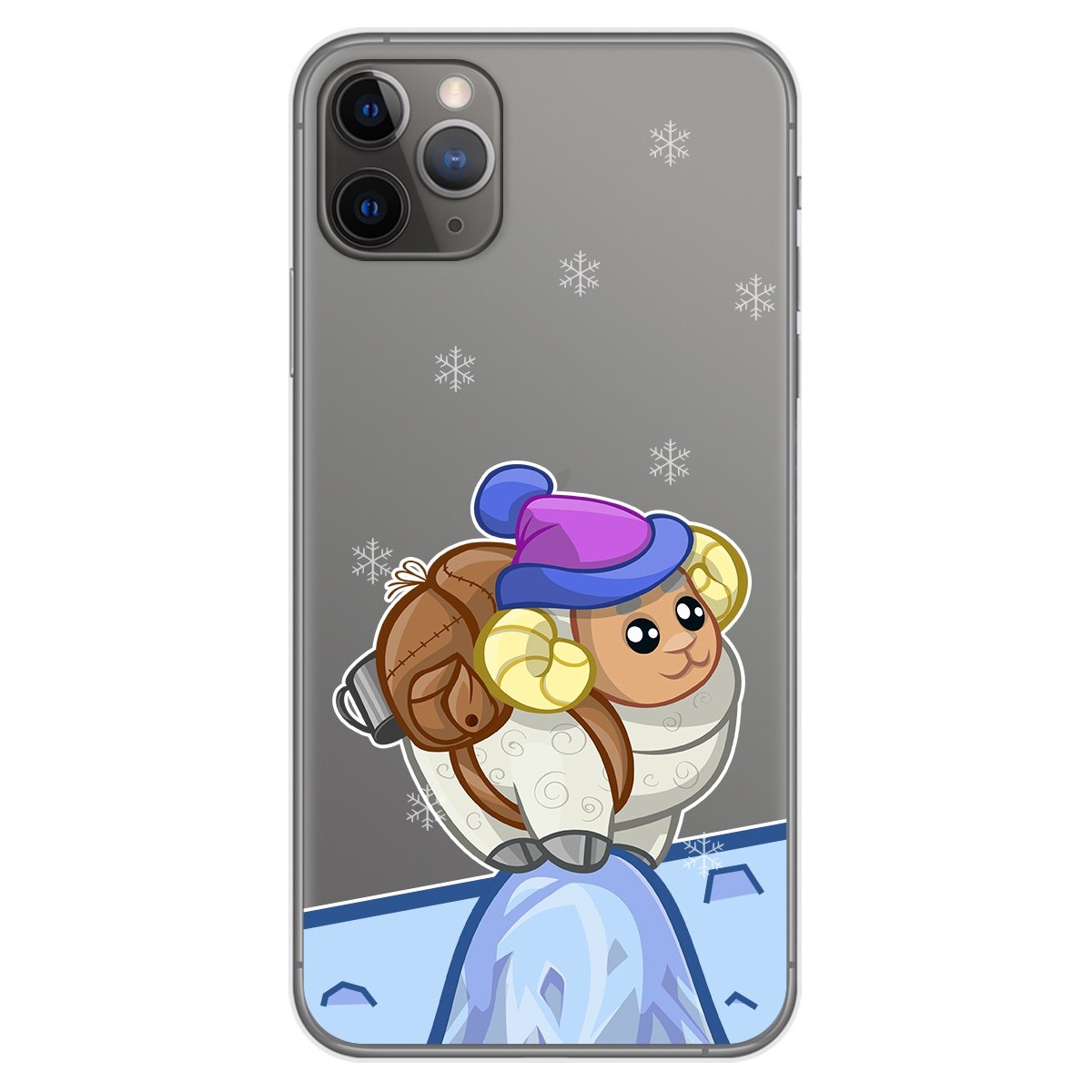 Funda Gel Transparente para Iphone 11 Pro Max (6.5) diseño Cabra Dibujos