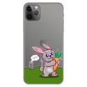 Funda Gel Transparente para Iphone 11 Pro Max (6.5) diseño Conejo Dibujos