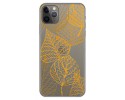 Funda Gel Transparente para Iphone 11 Pro Max (6.5) diseño Hojas Dibujos