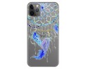Funda Gel Transparente para Iphone 11 Pro Max (6.5) diseño Plumas Dibujos