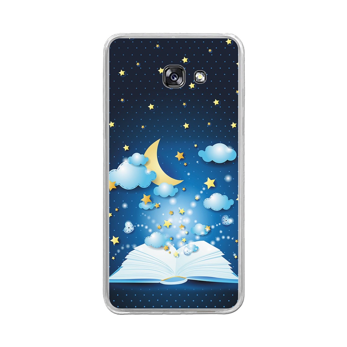 Funda Gel Tpu para Samsung Galaxy A5 (2017) Diseño Libro-Cuentos Dibujos