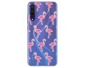 Funda Gel Transparente para Xiaomi Mi 9 Lite diseño Flamenco Dibujos