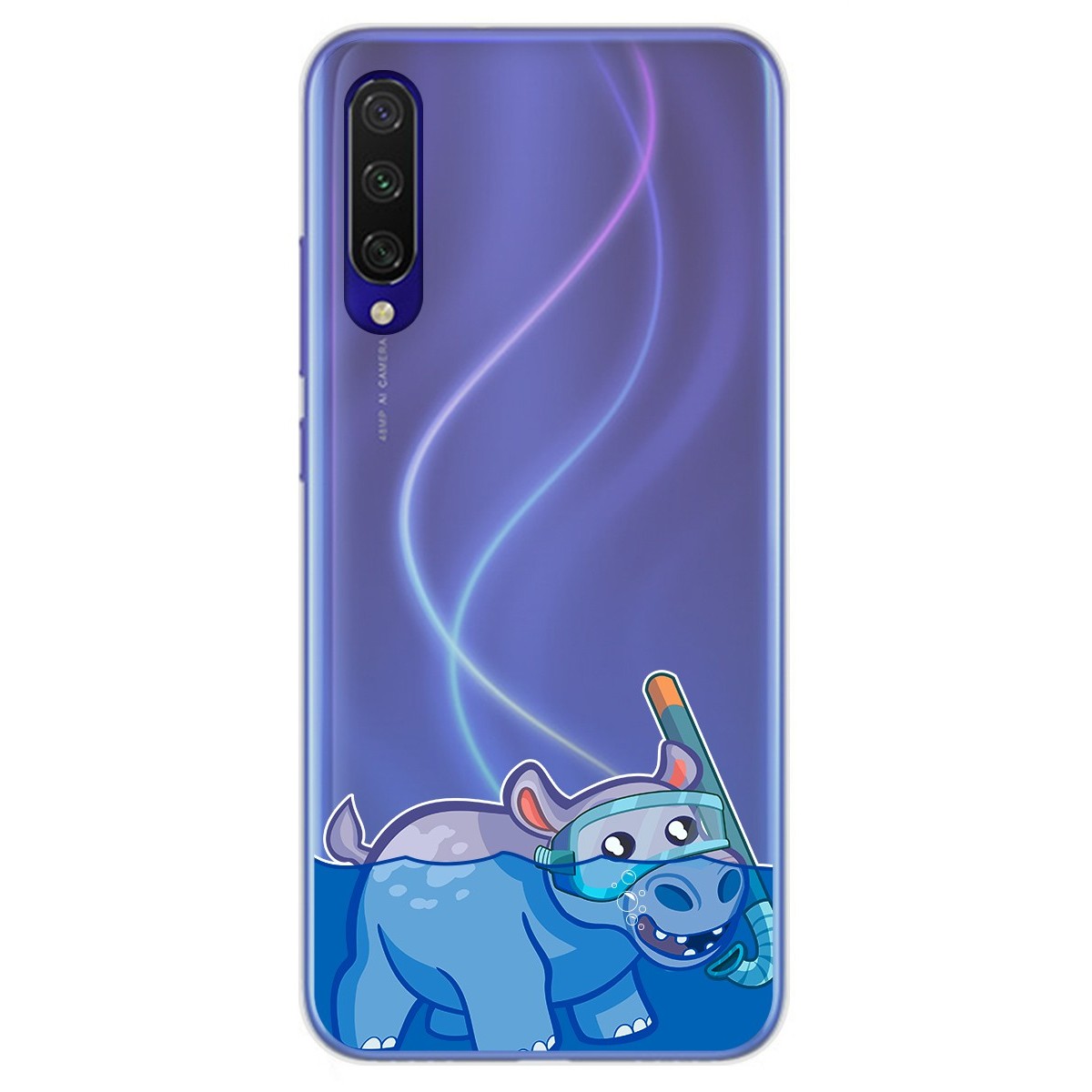 Funda Gel Transparente para Xiaomi Mi 9 Lite diseño Hipo Dibujos