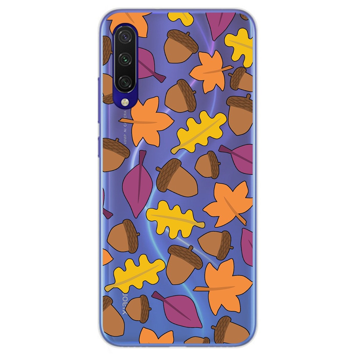 Funda Gel Transparente para Xiaomi Mi 9 Lite diseño Otoño Dibujos