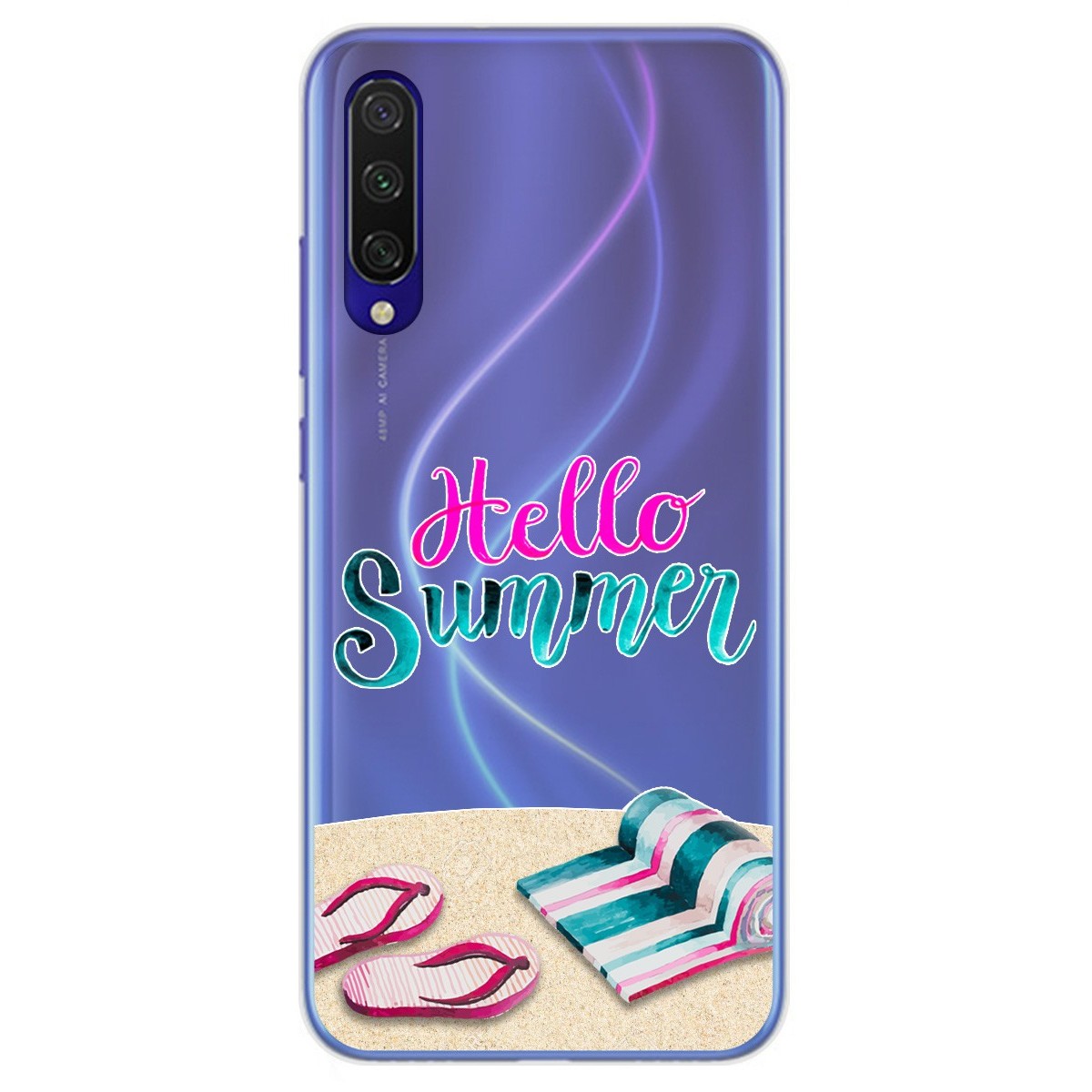 Funda Gel Transparente para Xiaomi Mi 9 Lite diseño Summer Dibujos