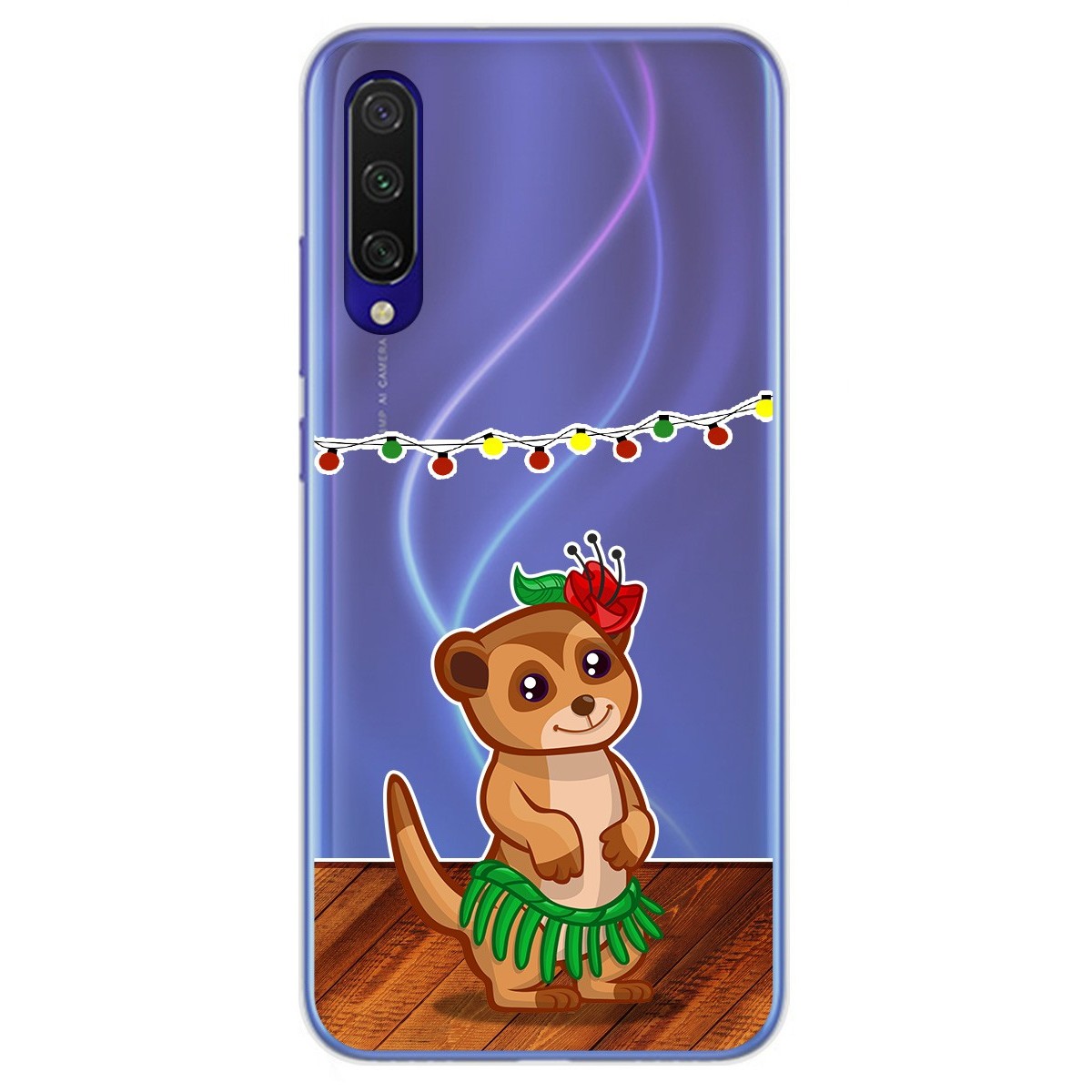 Funda Gel Transparente para Xiaomi Mi 9 Lite diseño Suricata Dibujos