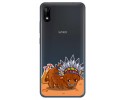 Funda Gel Transparente para Wiko Y70 diseño Bufalo Dibujos