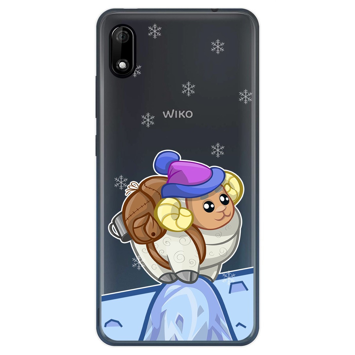 Funda Gel Transparente para Wiko Y70 diseño Cabra Dibujos
