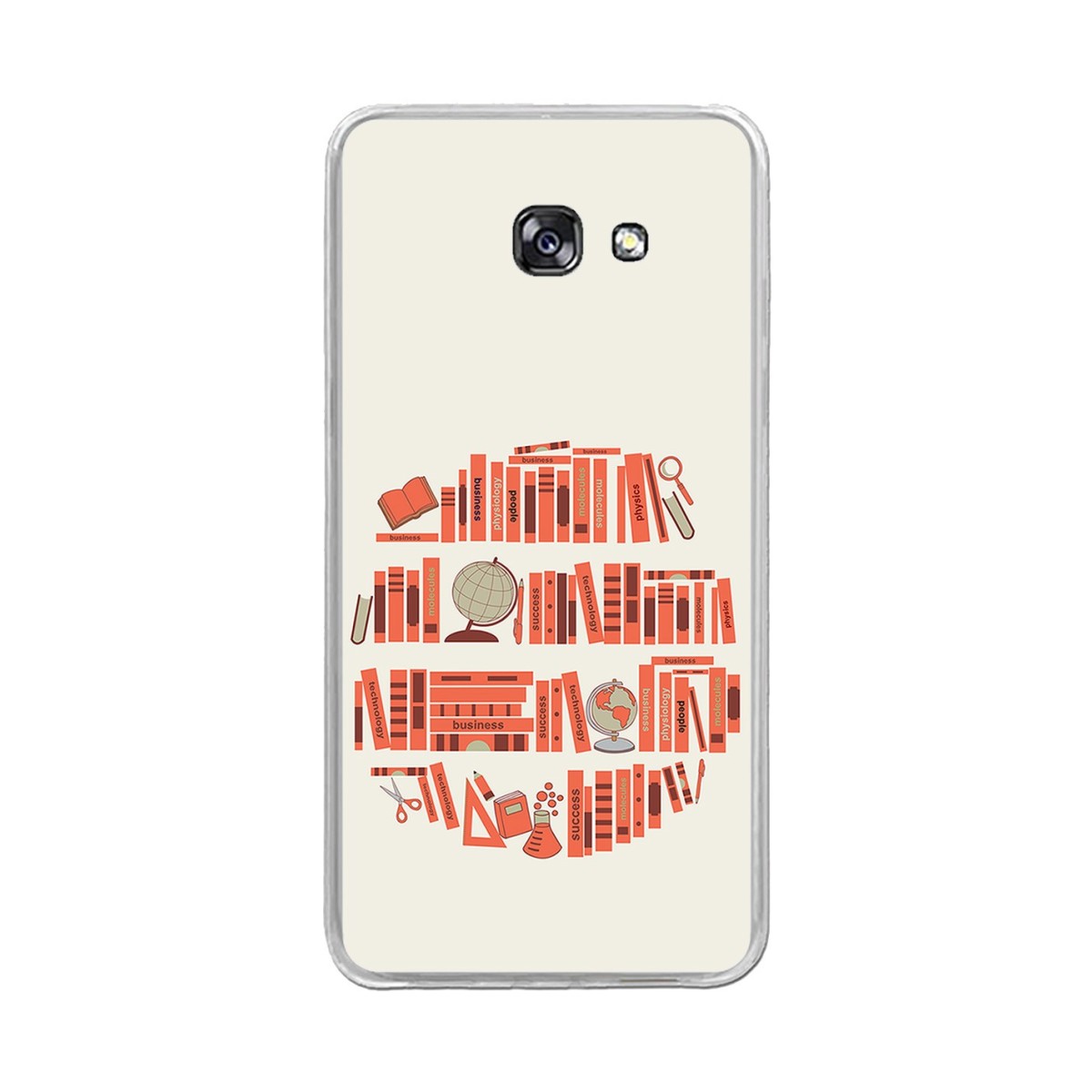 Funda Gel Tpu para Samsung Galaxy A5 (2017) Diseño Mundo-Libro Dibujos