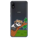 Funda Gel Transparente para Wiko Y70 diseño Panda Dibujos