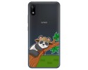 Funda Gel Transparente para Wiko Y70 diseño Panda Dibujos