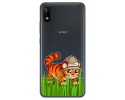 Funda Gel Transparente para Wiko Y70 diseño Tigre Dibujos